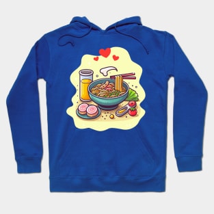 Love Ramen Love Noodle Hoodie